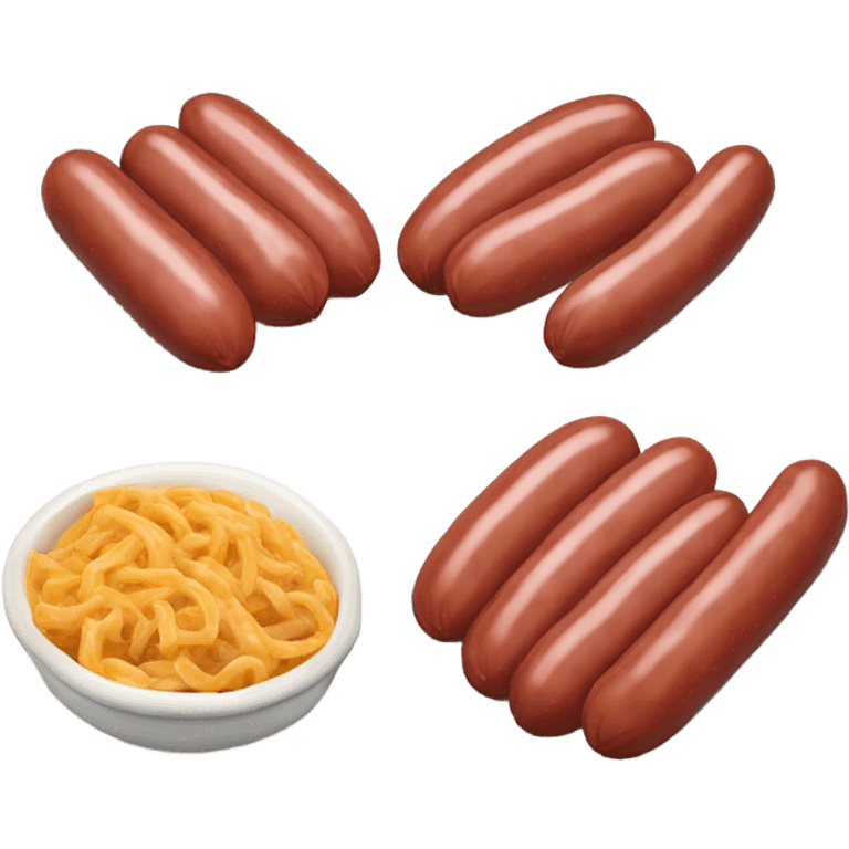 paquete de salchichas emoji