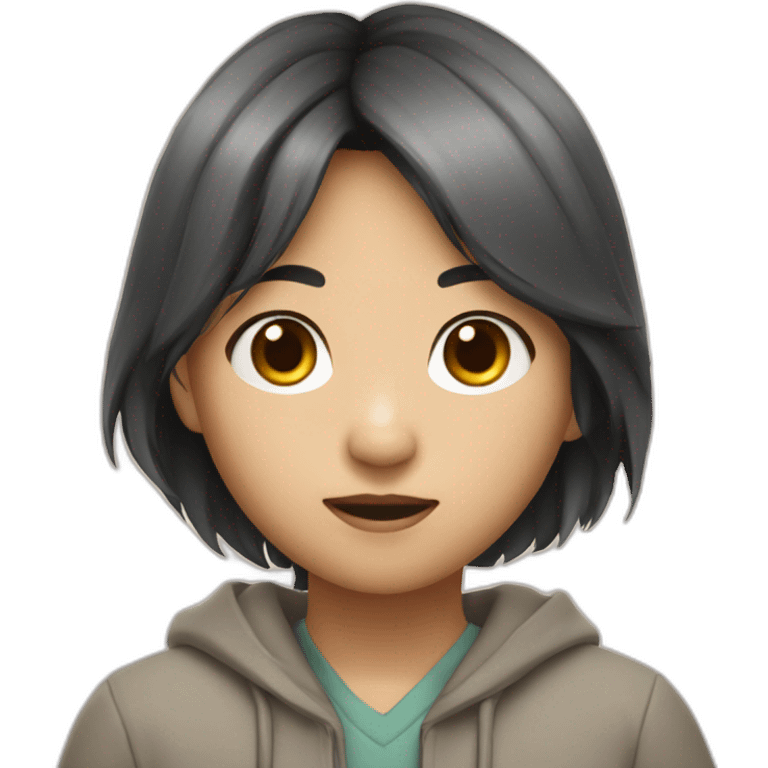 Hot Asian Orphan emoji