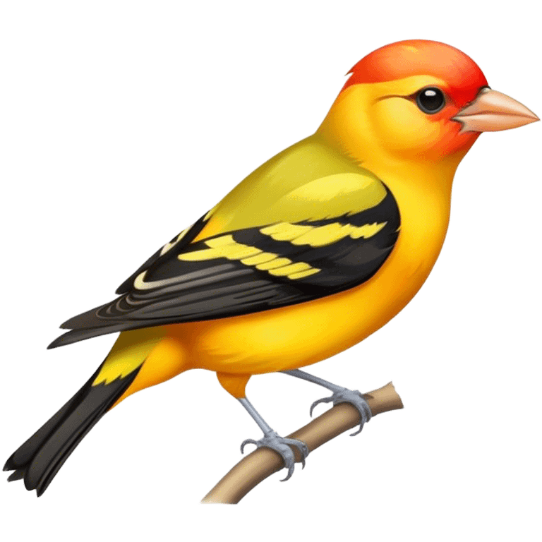 Western Tanager Songbird emoji