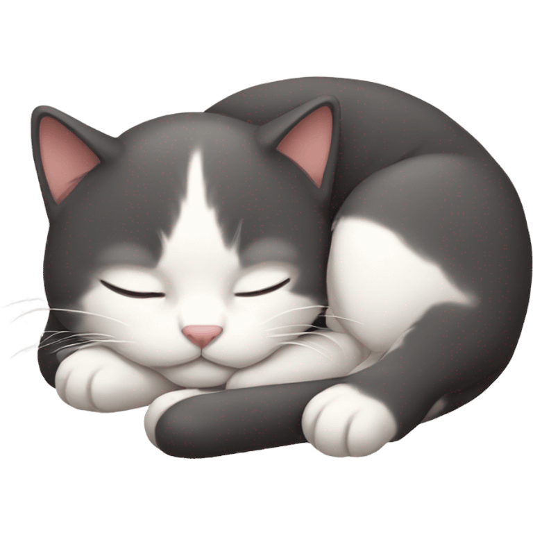 Sleeping cat emoji