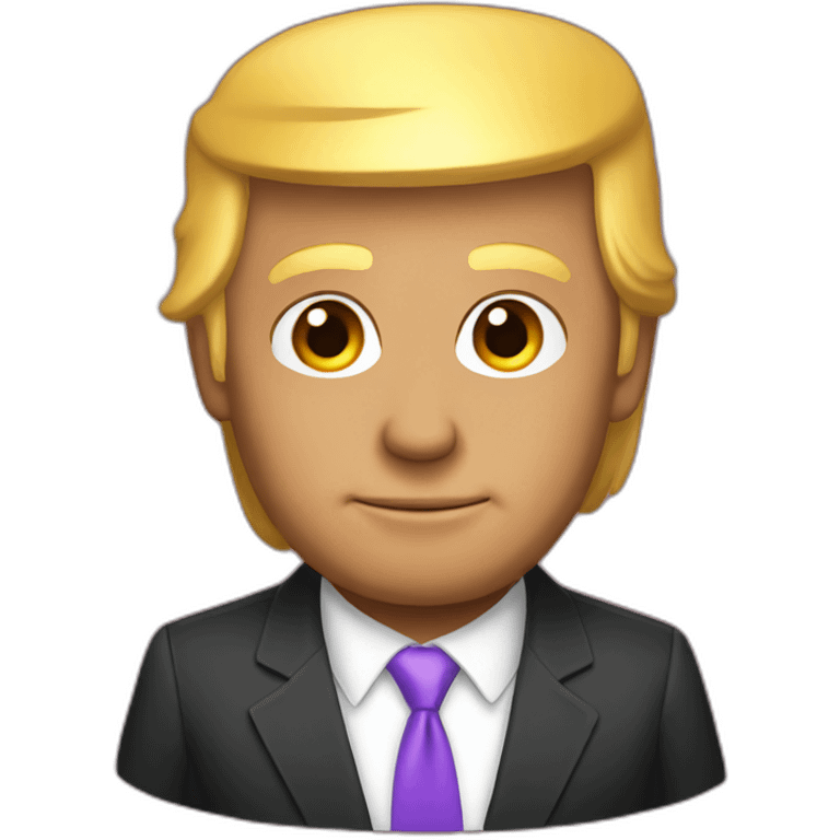 Gay Donald Trump emoji