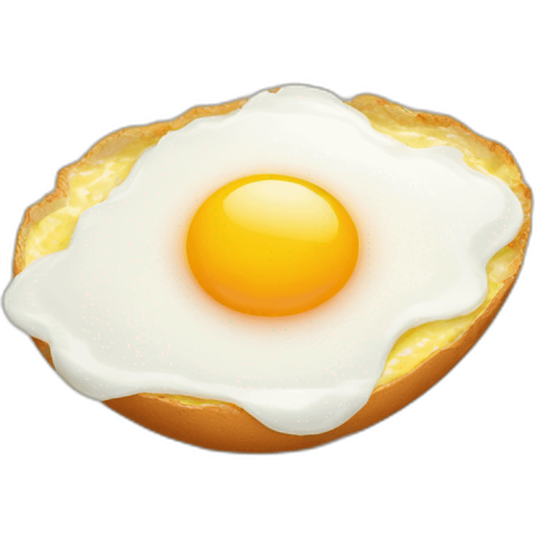 cute Sunny-side-up egg emoji