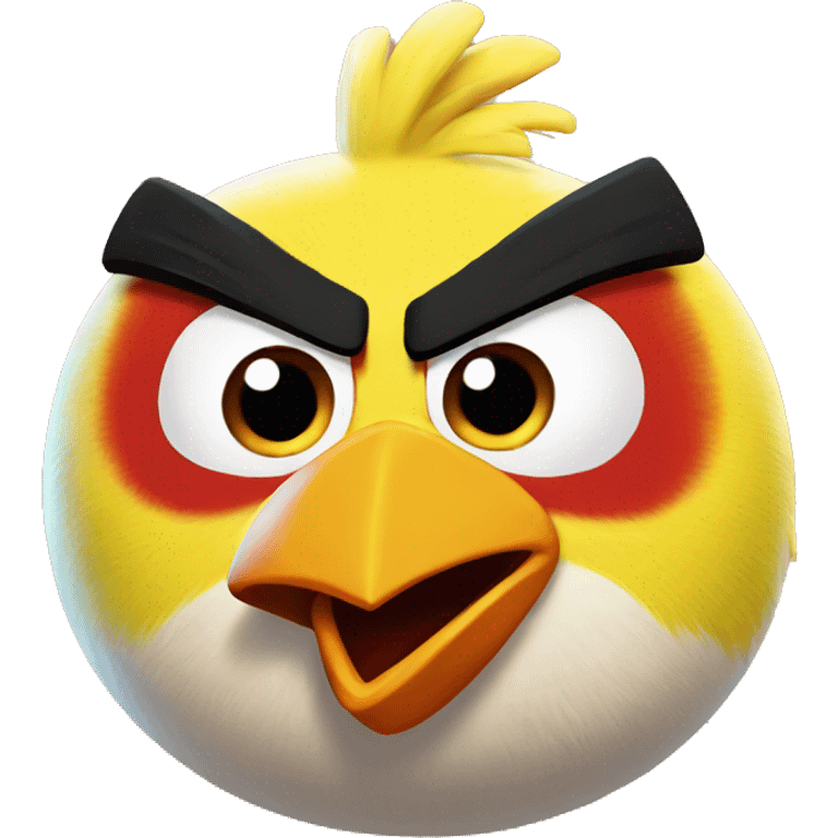 angry birds chuck emoji