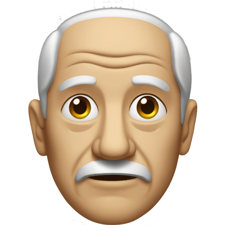 bent old sick man emoji