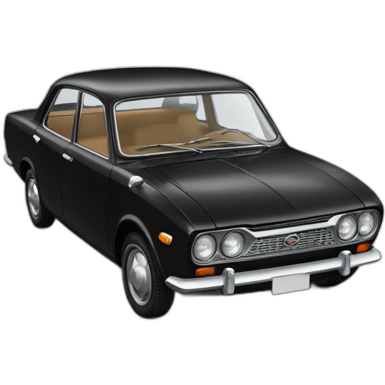 1962 BLACK DATSUN BLUEBIRD emoji