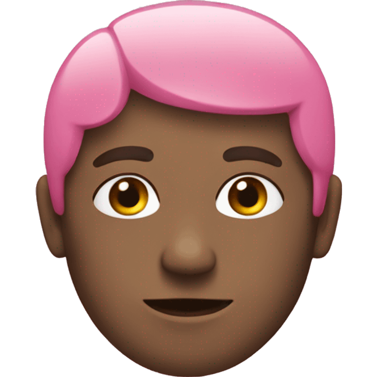 round pink color emoji