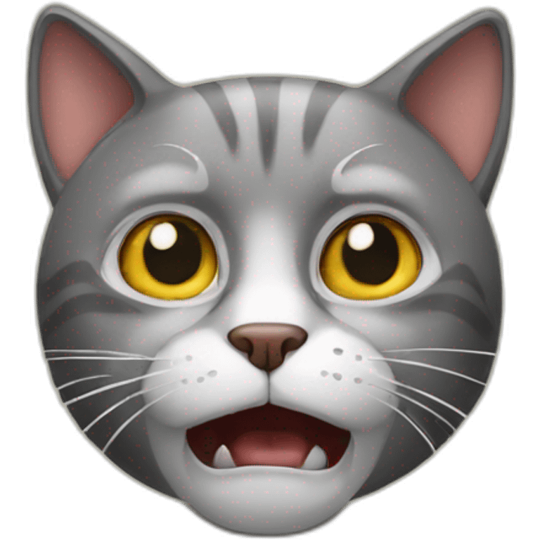 Cat scared emoji