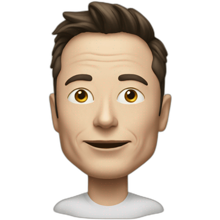 elon musk look like a alien emoji