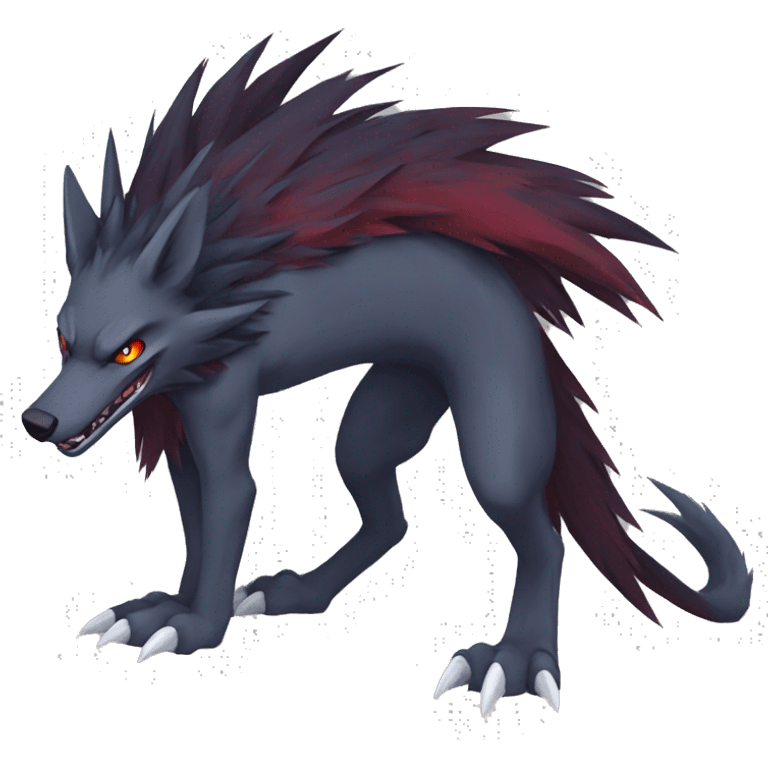 Nargacuga-Sergal-Zoroark full body emoji