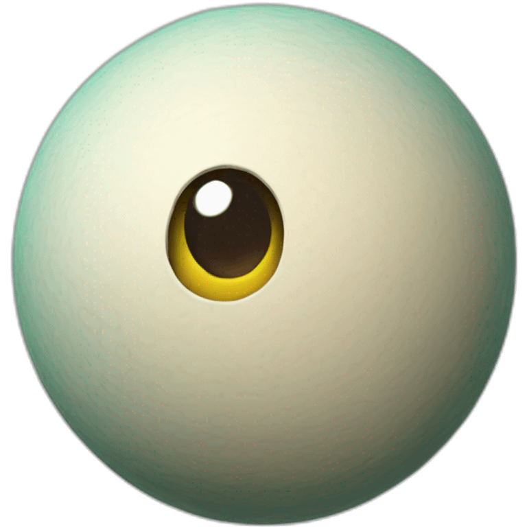 3d sphere with a paint skin texture emoji