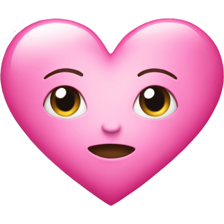 pink shiny heart emoji