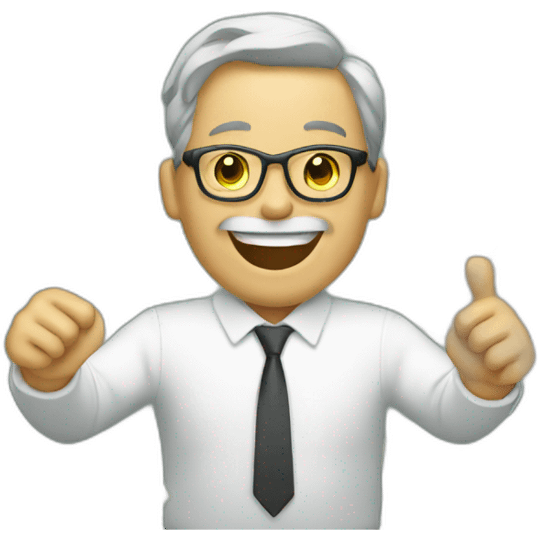 Finance master rejoices emoji