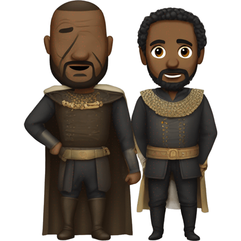 Othello and Desdémona  emoji