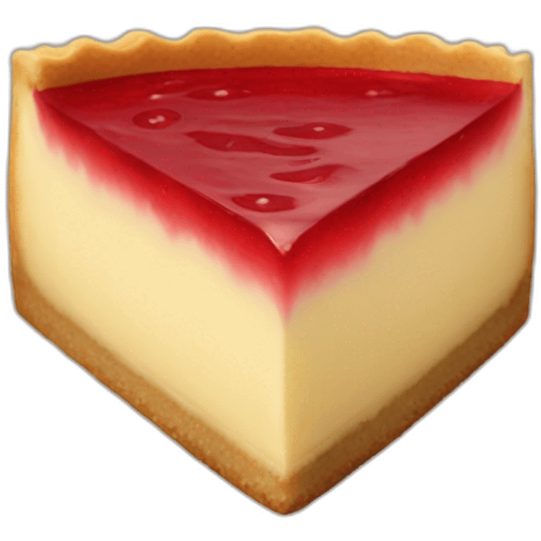 cheesecake-piece emoji