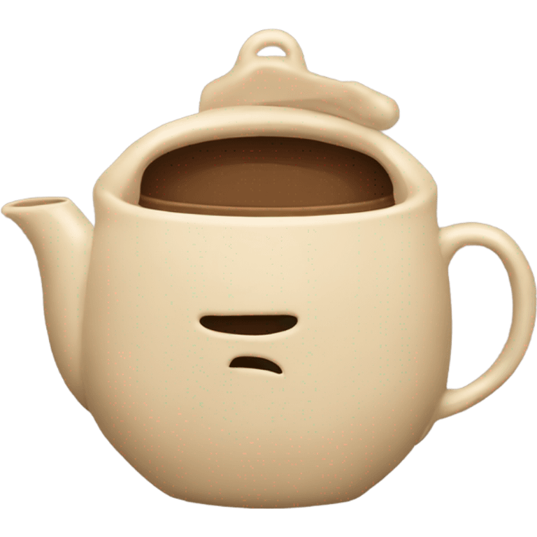 Beige teekanne emoji