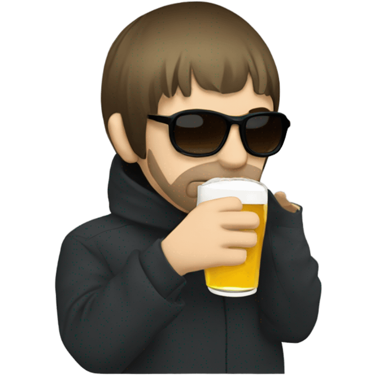 liam gallagher drinking beer emoji