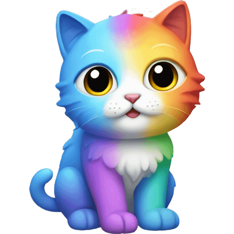 rainbow cat with wings emoji