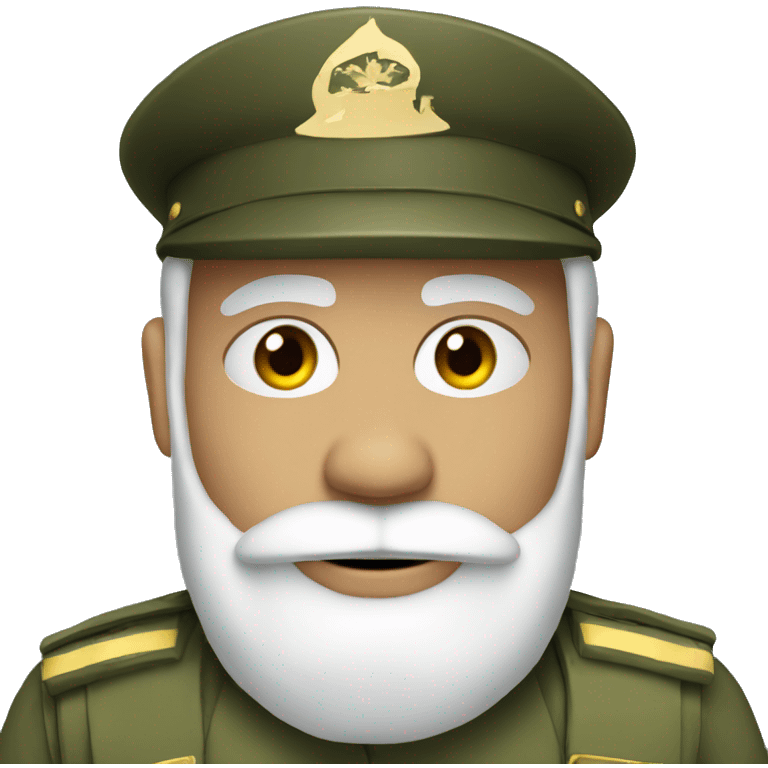 Santa in military  emoji