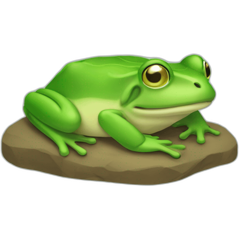 Grenouille qui dort emoji