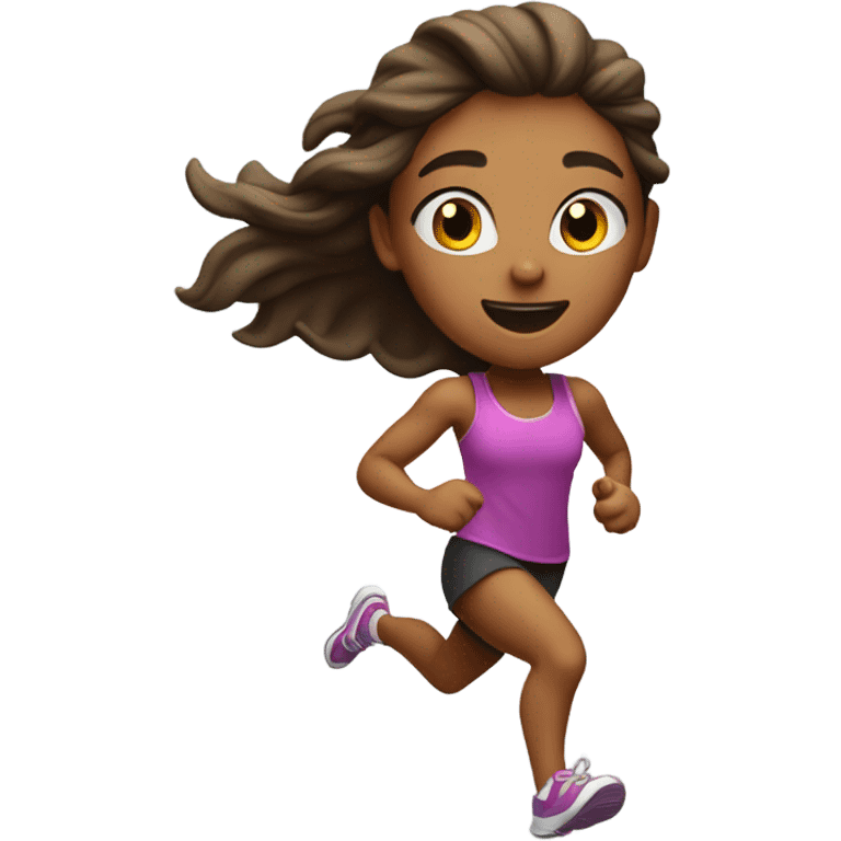 Running girls emoji