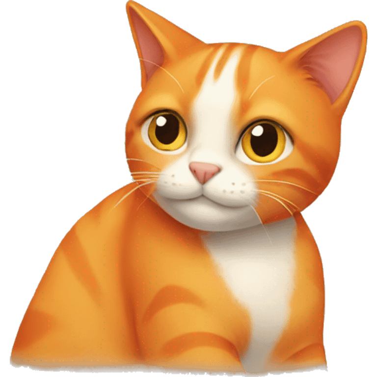 Orange cat emoji