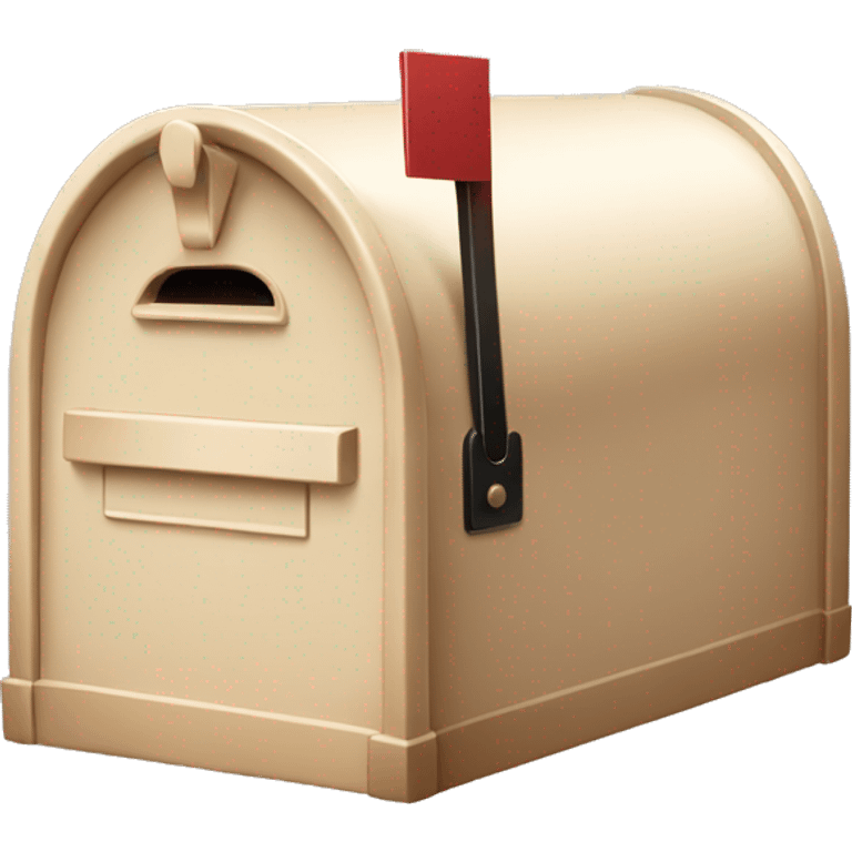 beige mailbox emoji