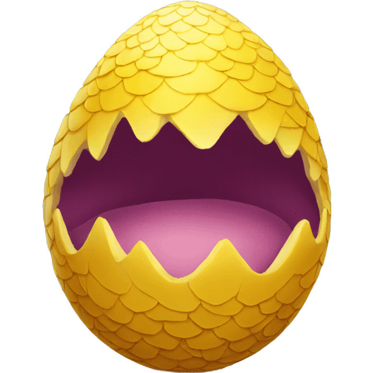 yellow dragon egg emoji