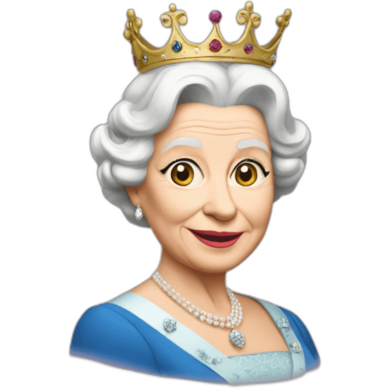 queen Elizabeth the second emoji