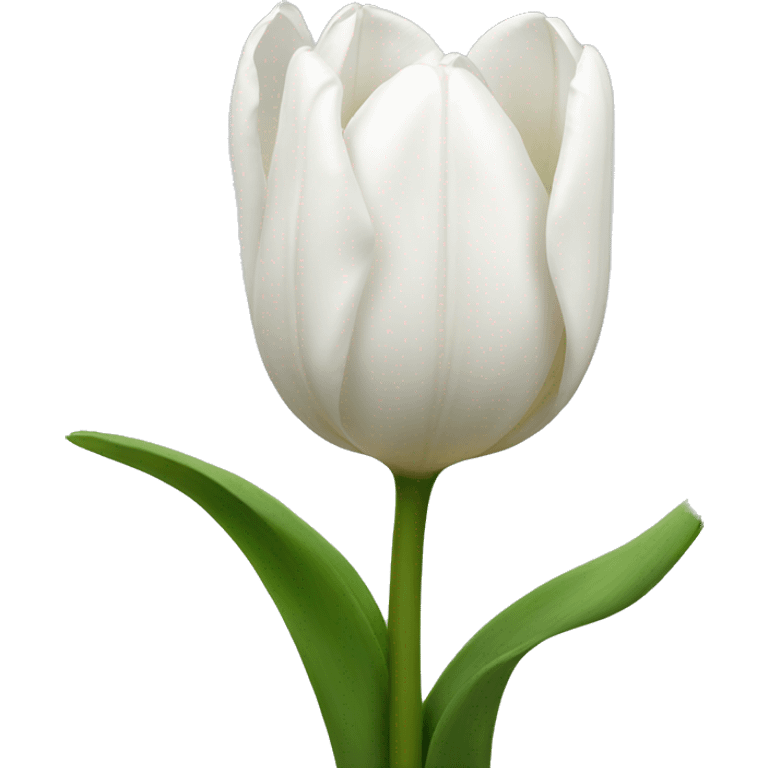 White tulips emoji