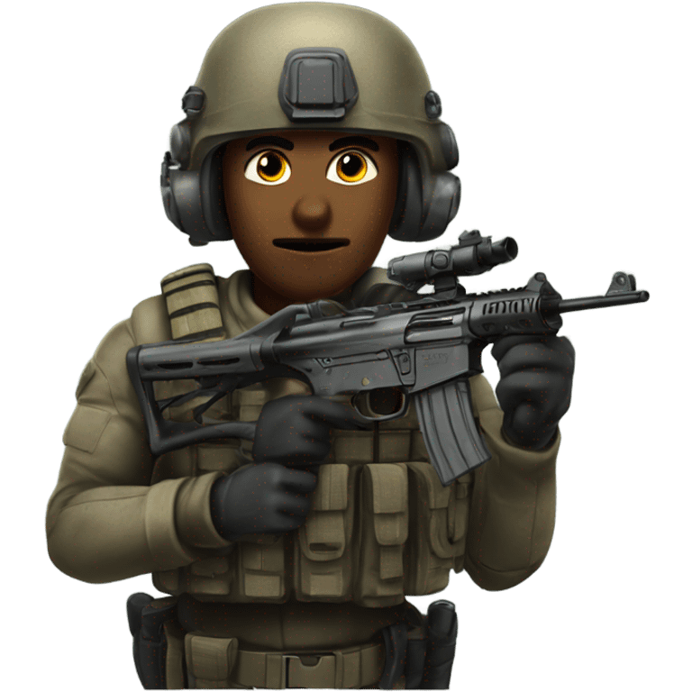 spec ops with tactical bow emoji