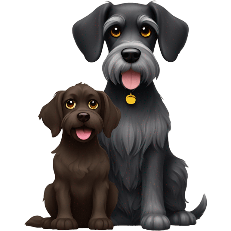 Schnauzer and Boykin emoji