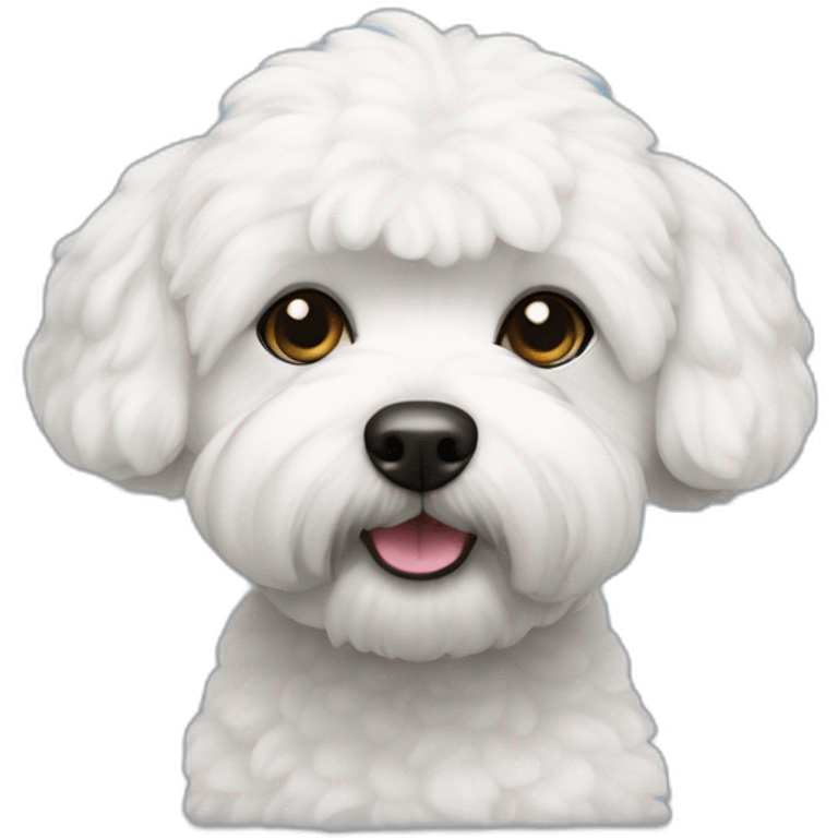 Bichon havanais noir emoji