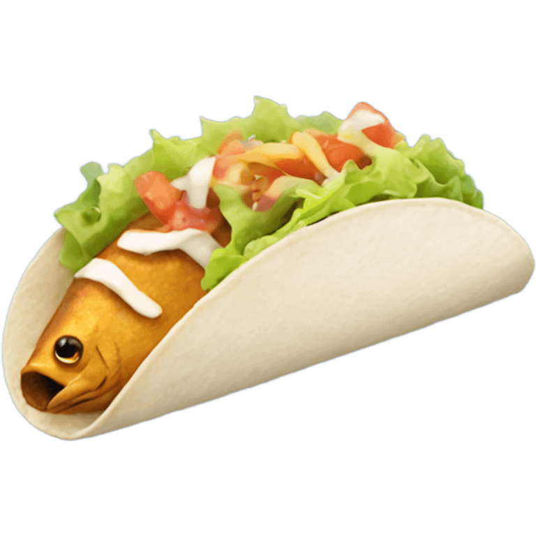 Fish taco emoji