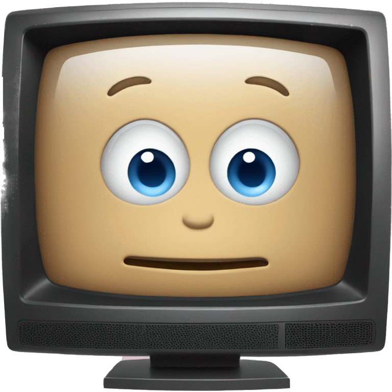 LCD television emoji