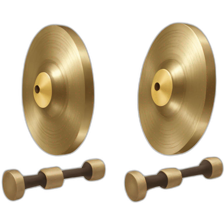 two cymbals emoji