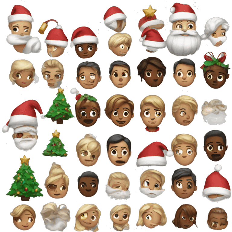 Very detailed Christmas aesthetic  emoji