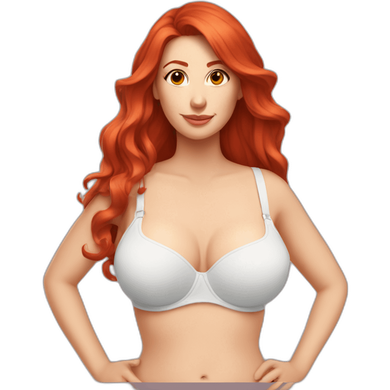 large-chested-white-woman-bras-red-hair emoji