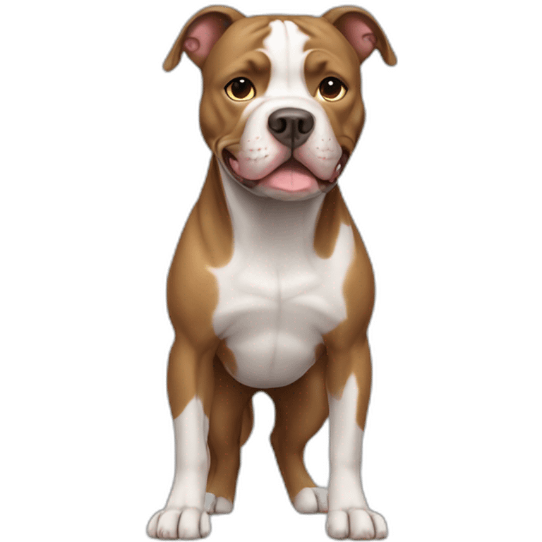 Pitbull Dog Full Body emoji