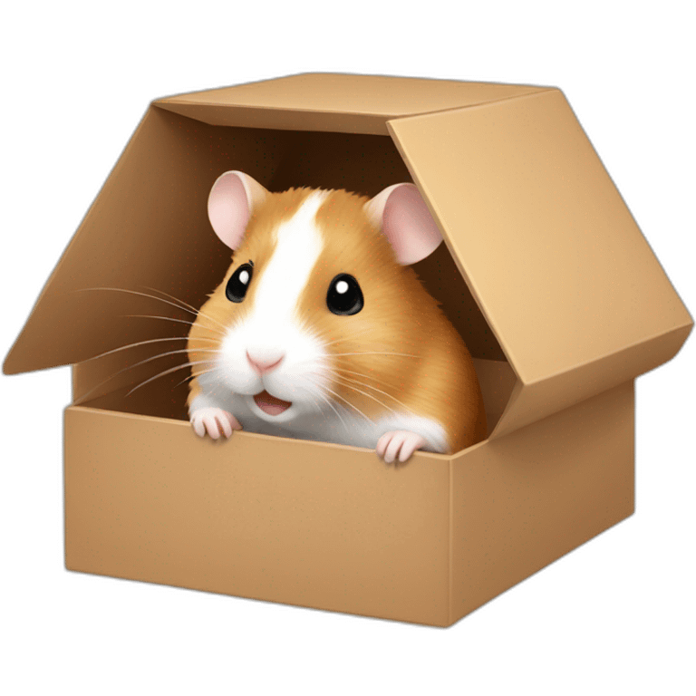 hamster in a box emoji