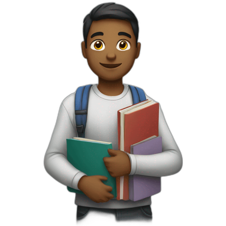 students with books emoji