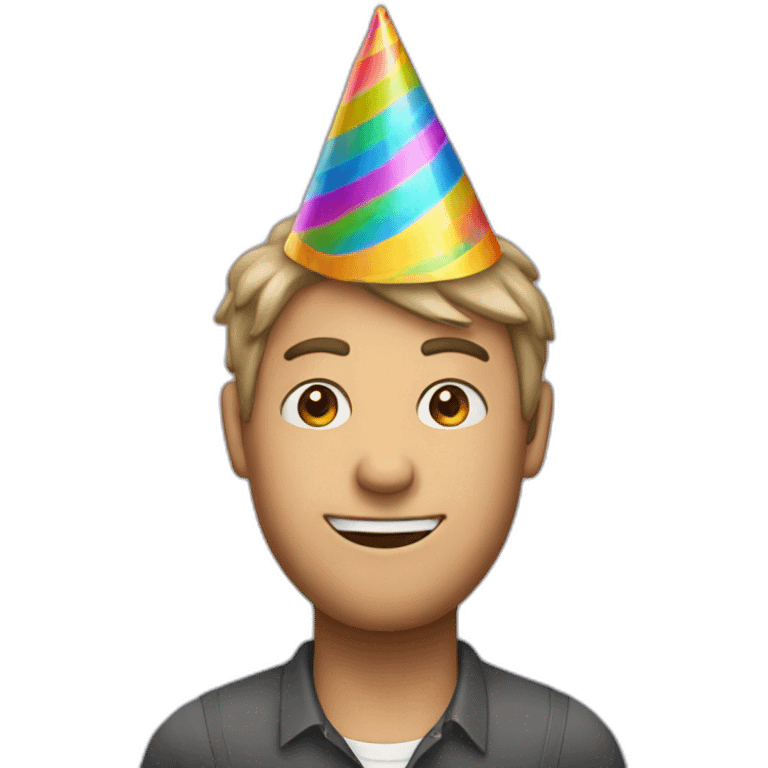 party hat man emoji