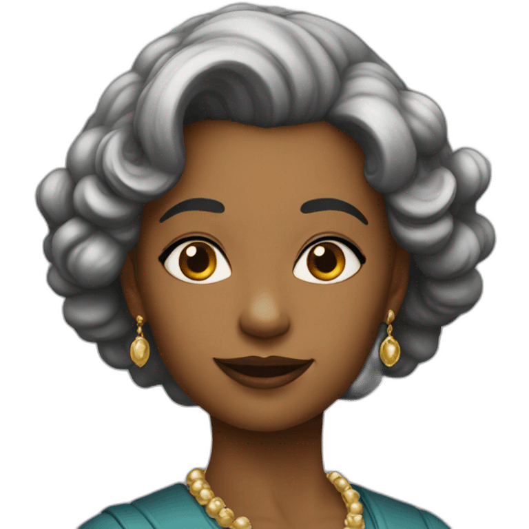 La reine des noirs emoji