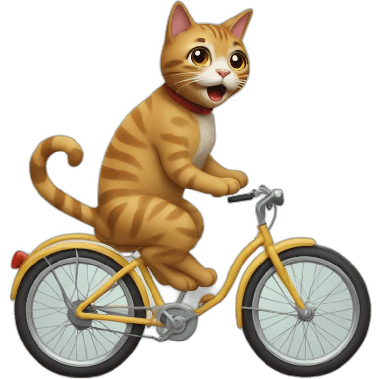 cat on bike emoji