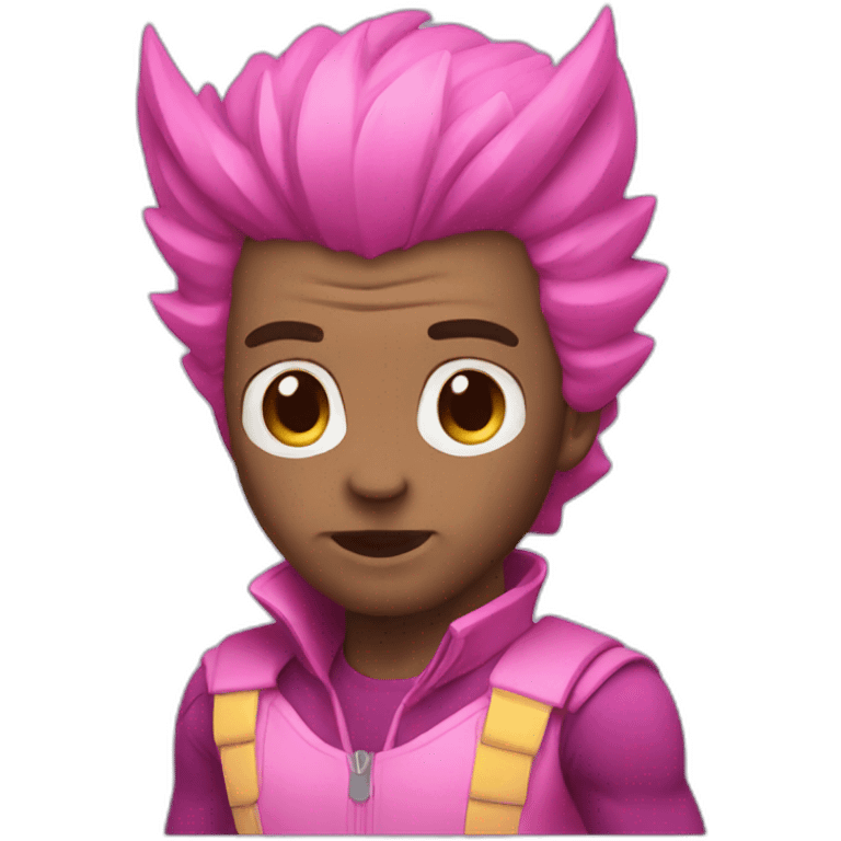 Pink wolverine emoji