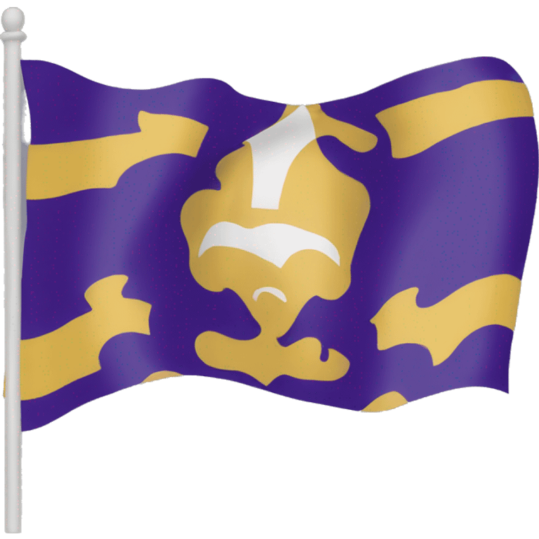 Louisiana state flag emoji