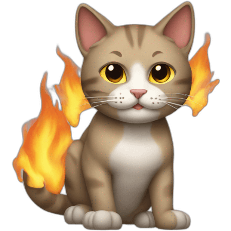 Gato que fuma emoji