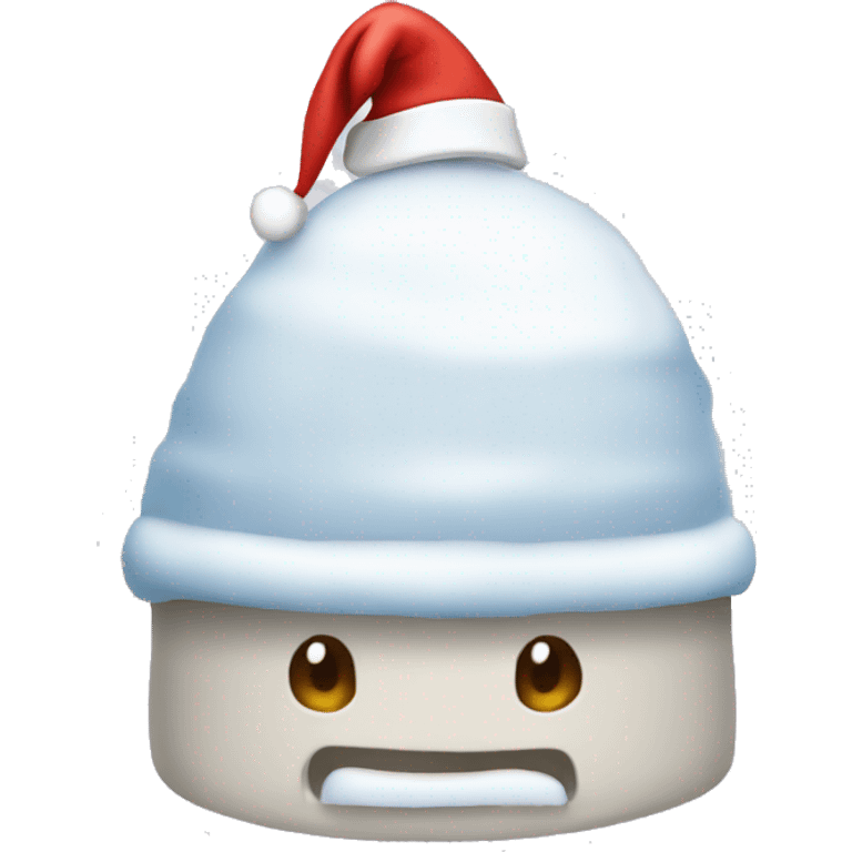 igloo xmas santa hat emoji