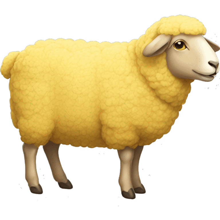 yellow sheep emoji