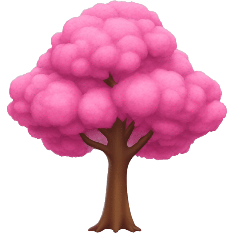 Pink tree emoji