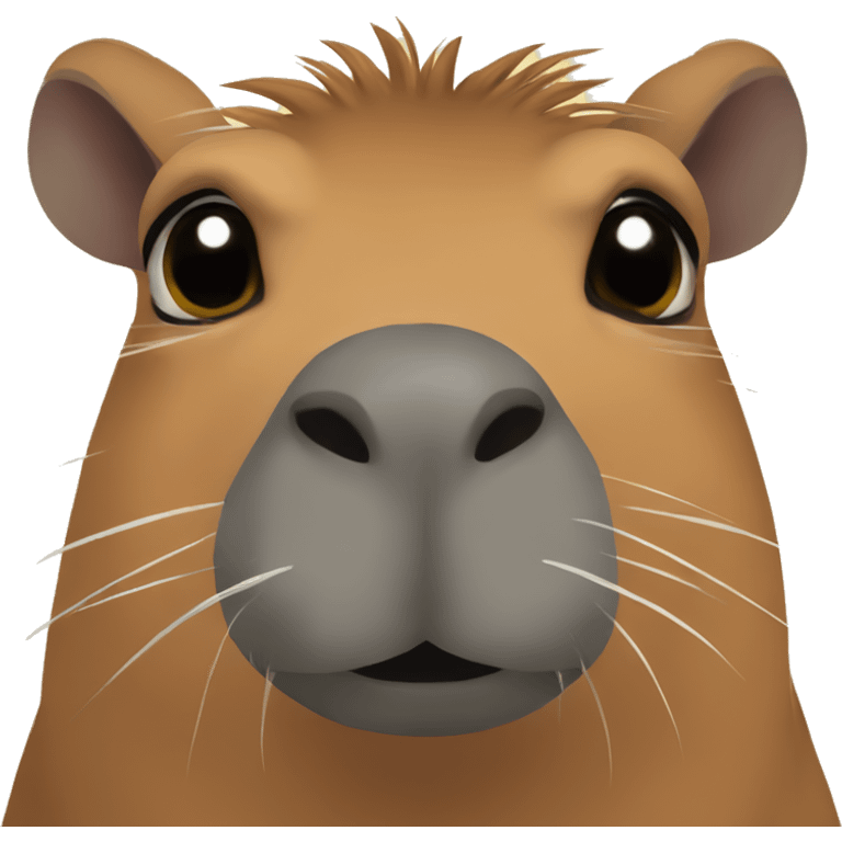 Capybara love emoji